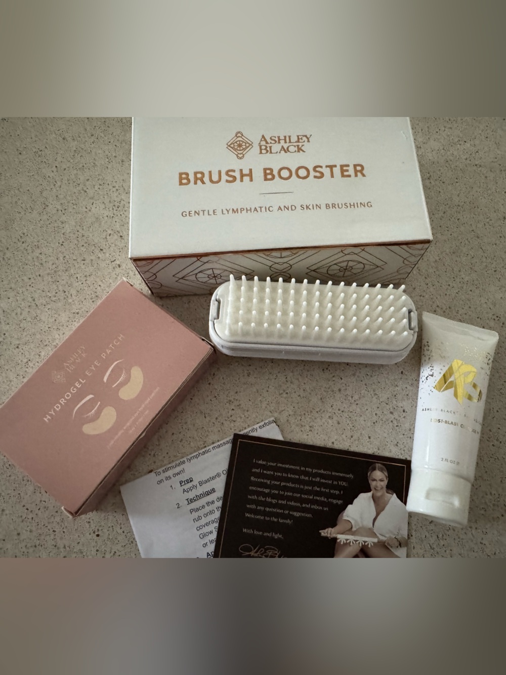 Ashley Black Fascia Blast Brush Booster Body Brush Lot with free extras